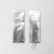 1.4" x 4.0" Silver Mylar Foil StikPAK® Pouch (5,000/case) - 014MFS04BTNFO 