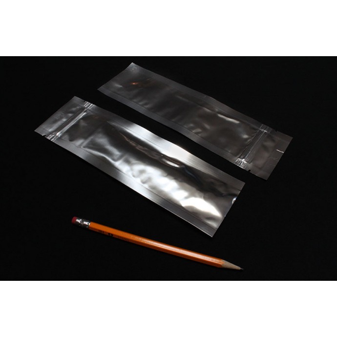 2.75" x 9.5" Tamper Evident ZipSeal Pouch - 0275MFS095ZTE