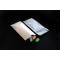 2" x 4.125" OD White Peelable Pouch with Chevron seal (1,000/case) - 02PL04125W