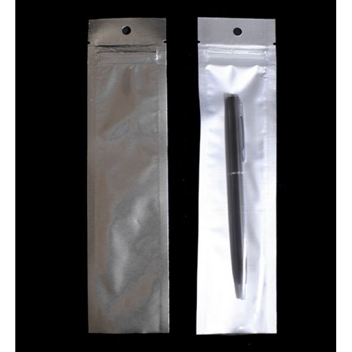 2" x 8" Tamper Evident ZipSeal Pouch - 02VST08ZTEHH