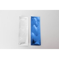 2" x 6" OD Clear/Blue Pouch