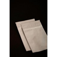 4.25" x 6.6" White MylarFoil Pouch with ZipSeal