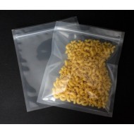 clear vacuum pouch with zip seal