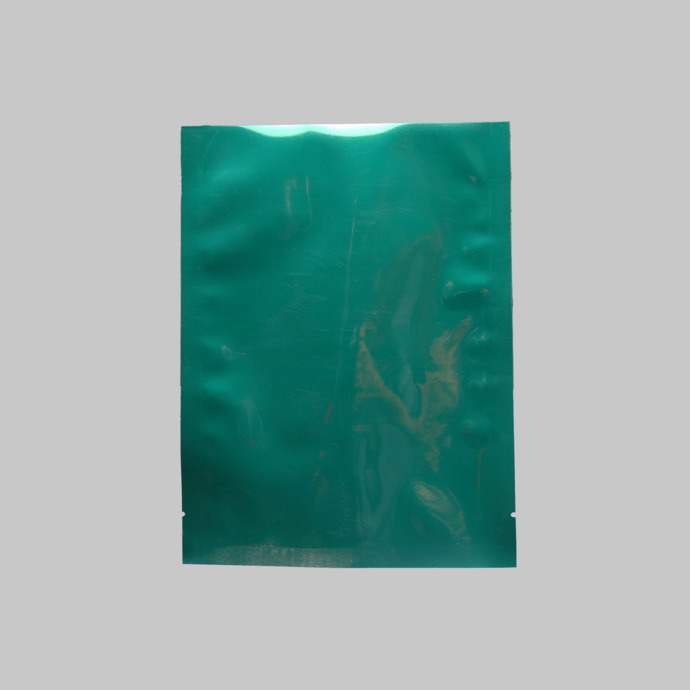 6" x 8" Green 3-Side Seal Pouch - 06VF4C08GRTN