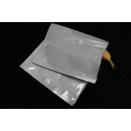 White Mylar Mini Pouch with load lip and tear notch