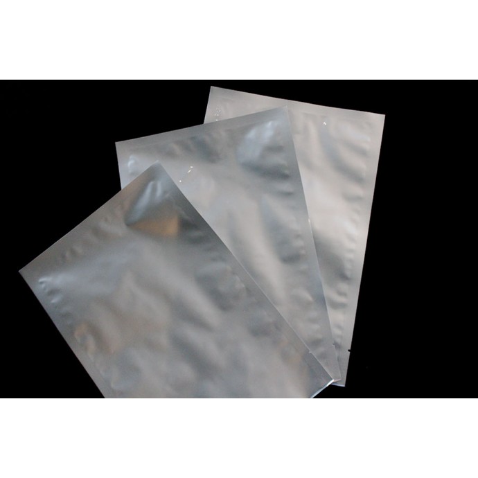 8" x 12" Silver 3-Side Seal Pouch - 08MFS512L