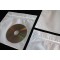 9" x 9" White Mylar Foil Bag with ZipSeal (1,000/case) - 09MFW09TEZ