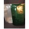 14.5" x 19" x 6" OD Clear/Green Stand Up Pouch (250/case) - LPTVGR01Z