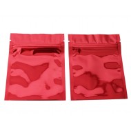 Red MylarFoil ZipSeal Mini Pouch