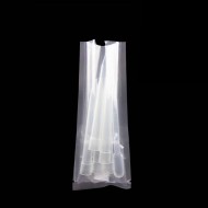 clear medical pouch with pipettes inside