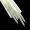 3.5" x 8.5" OD Clear 3 Side Seal Pouch with Semicircle Lip and Tear Notch (1,000/case) - 48MT035085NSTN