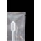 3.0" x 7.0" OD Clear 3 Side Seal Pouch with Semicircle Lip and Tear Notch (1,000/case) - 48MT0307NSTN