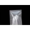3.5" x 8.5" OD Clear 3 Side Seal Pouch with Semicircle Lip and Tear Notch (1,000/case) - 48MT035085NSTN