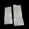 3.5" x 8.5" OD Clear 3 Side Seal Pouch with Semicircle Lip and Tear Notch (1,000/case) - 48MT035085NSTN