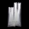 3.5" x 8.5" OD Clear 3 Side Seal Pouch with Semicircle Lip and Tear Notch (1,000/case) - 48MT035085NSTN