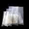 6.25" x 9.5" OD Clear 3 Side Seal Pouch with Load Lip and Tear Notch (1,000/case) - 48MT0625095TNLDB