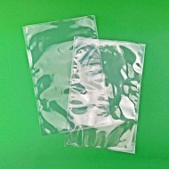 6.25" x 9.5" OD Clear 3 Side Seal Pouch with Load Lip and Tear Notch (1,000/case) - 48MT0625095TNLDB clear pouch with load lip and tear notch