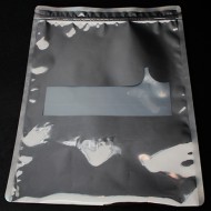 Mylar Foil Pouch with Window and Zipper