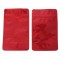 4" x 6.41" x 2.25" Red Mylar Foil Stand Up Pouch (1,000/case) - ARD02ZRC