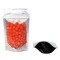 4" x 6.41" x 2.25" OD Clear/Black Stand Up Pouch (1,000/case) - AVB02ZRC
