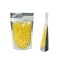 4" x 6.41" x 2.25" Clear/Green Stand Up Pouch (1,000/case) - AVGR02Z