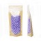 3.75" x 8.0" x 2.25" Clear/Kraft Stand Up Pouch (1,000/case) - AVK2HHZ 