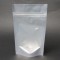 4" x 6.41" x 2.25" Clear/White Medical Bag Stand Up Pouch w/ Disclaimer NO Tear Notch (1,000/case) - AVS02ZMEDNTN