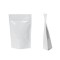 4" x 6.41" x 2.25" White Mylar Foil Stand Up Pouch (1,000/case) - AW02ZRC