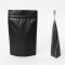 5" x 8" x 3" OD Matte Black Mylar Foil Stand Up Pouch (1,000/case) - BMBB03ZRC
