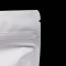 5" x 6" x 2.5" O.D. PAKVF4W White Stand Up Pouch with ZipSeal, tear notch and rounded corners (1,000/case) - BWS025ZRC