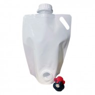 1.4L White Stand Up Pouch with 33mm Spout and Handle