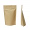 6" x 9.6" x 3.25" OD Kraft Foil Stand Up Pouch (1,000/case) - CLK325ZRC