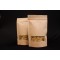 6" x 9.37" x 3.25" Kraft Stand Up Pouch with Window (1,000/case) - CNK325ZWD