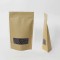 6" x 9.37" x 3.25" Kraft Stand Up Pouch with Window (1,000/case) - CNK325ZWD