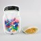6.625" x 9.875" x 2.75" O.D. Mason Jar with Black Lid Stand Up Pouch (1,200/case) - RPMJPBG275BLK 