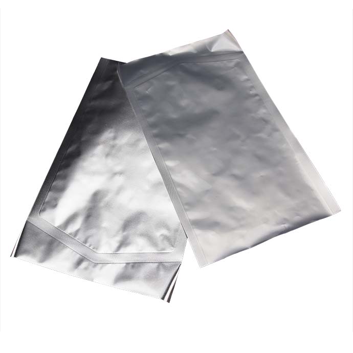 2 x 4.125 OD White Peelable Pouch with Chevron seal (1,000/case) -  02PL04125W