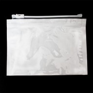 8.5" x 6.0" Child Resistant Bag 4.3 Mils White Pouch