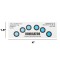 Humicator® 30%-80% RH 6 Spot Humidity Indicator Card (10/pack) - 6HC3080