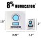 square 8% HIC next to small 8% humicator with sizes listed