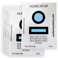 8% RH Single Spot humidity indicator card