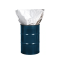 55 Gal [208L] - 4 mil - 38.75” x 54" H x 23.25” Mylar Foil Drum Liner (10/case) - DLPCAD2325