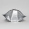 9" x 13.375" x 4.75" OD Silver Mylar Foil Stand Up Pouch with ZipSeal (250/case) - FDR0475Z