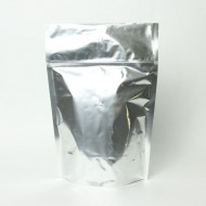 Silver Mylar Foil Stand Up Pouch