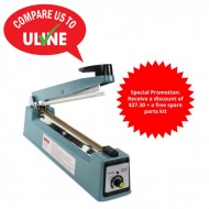 Tach-It HJ310/2T 12 Table Top Impulse Bag Sealer with 2mm Wide Seal 