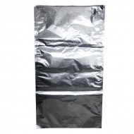 large silver mylar pouch