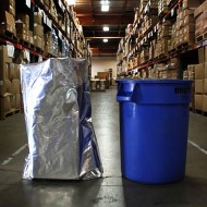 large silver mylar bag