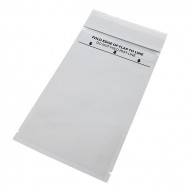 flat white kraft envelope with ZipSeal, Tear Notch and Adhesive Strip