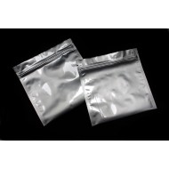 twisilver foil Mylar bags with zipper seal and tear notch