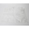 2.64 Gal - 10.375" x 18.125" x 9.5" OD Clear 10 Liter SpoutPAK™ 33mm I.D. Spout (50/case) - SP10LPA33