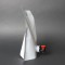 7.875" x 10.625" x 6.0" OD, 1.5L White Stand Up Barrel Pouch with Tap Spout (250/case) - SP15L75M